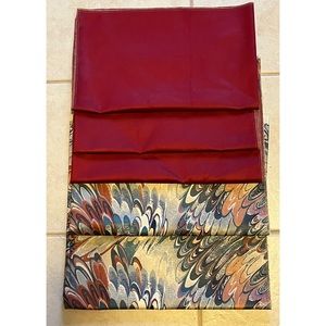 Bundle of 7 Assorted Upholstery Fabric Pieces